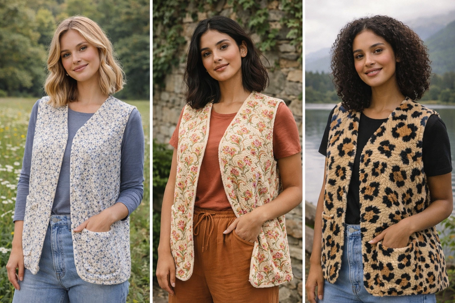 collection vestes sans manches artisanales lisea